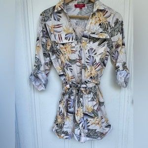 Guess Tropical Romper Women’s Size XS